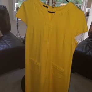 Talbots yellow dress